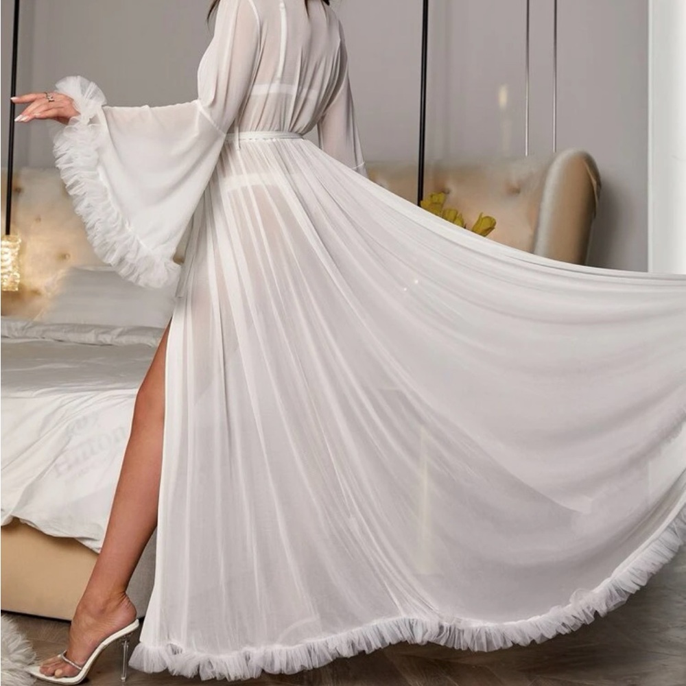 Sheer white enchanting robe